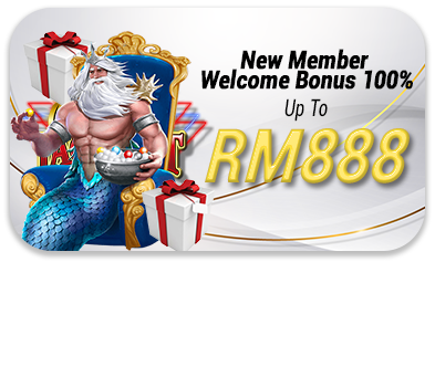 Slot & Fishing Welcome Bonus 100% Up To RM888